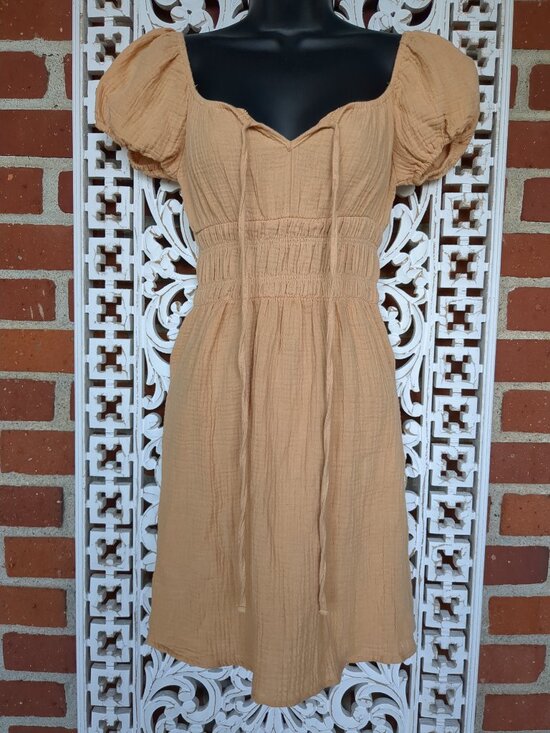 popular 21 Dresses & Skirts - S 🍬🍭🍬 Cute 100% Cotton Short Sleeve Dress